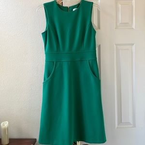 Green Calvin Klein interview/ business dress